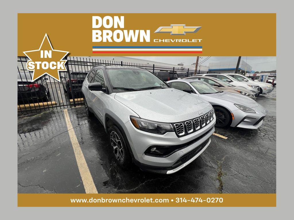 Silver Zynith Metallic Clearcoat 2026 Jeep Compass Limited 4WD SUV / Crossover Four-Wheel Drive 8-Speed Automatic