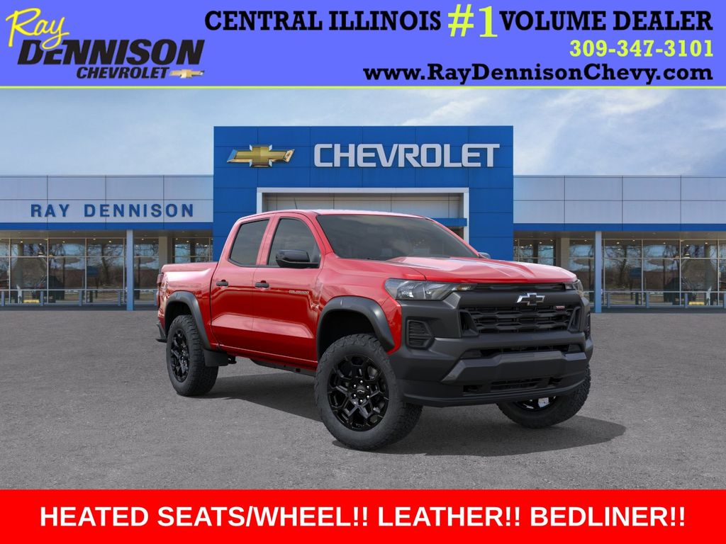 Radiant Red 2026 Chevrolet Colorado Pickup Truck Four-Wheel Drive 8-Speed Automatic