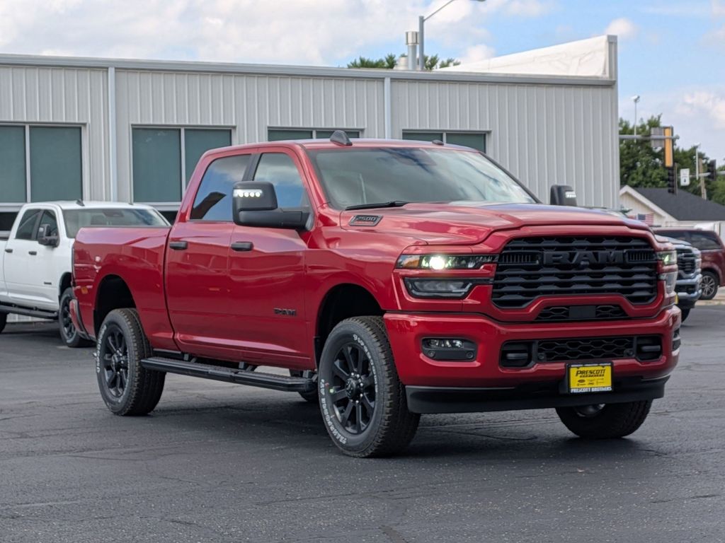 Molten Red Pearlcoat 2026 RAM 2500 Big Horn Crew Cab 4WD Pickup Truck Four-Wheel Drive 8-Speed Automatic