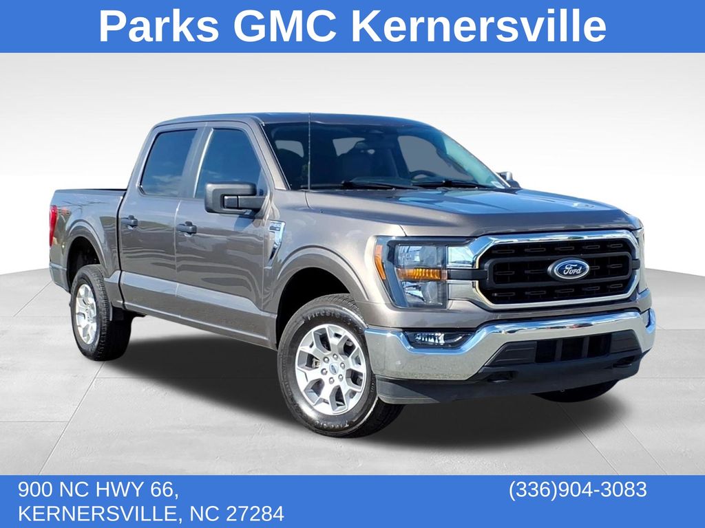 Stone Gray Metallic 2023 Ford F-150 Pickup Truck Four-Wheel Drive 10-Speed Automatic