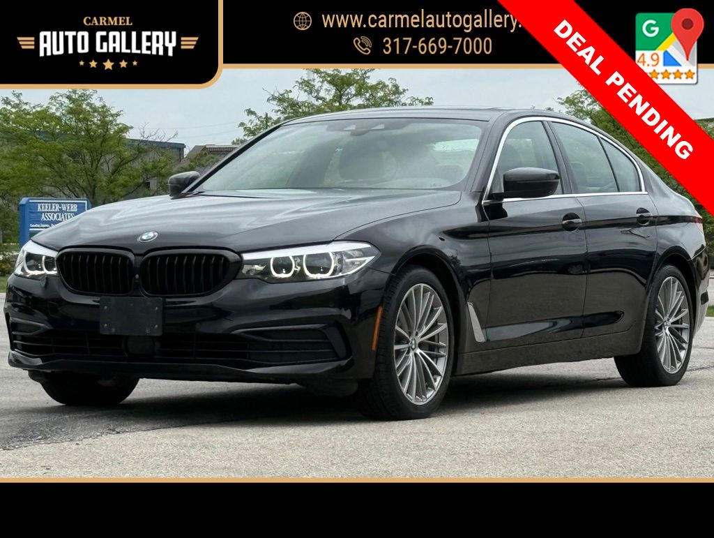 Jet Black 2019 BMW 5 Series 540i xDrive Sedan AWD Sedan All-Wheel Drive 8-Speed Automatic