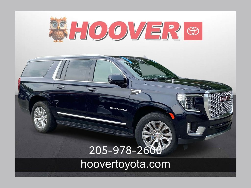 Midnight Blue Metallic 2023 GMC Yukon XL SUV / Crossover Four-Wheel Drive
