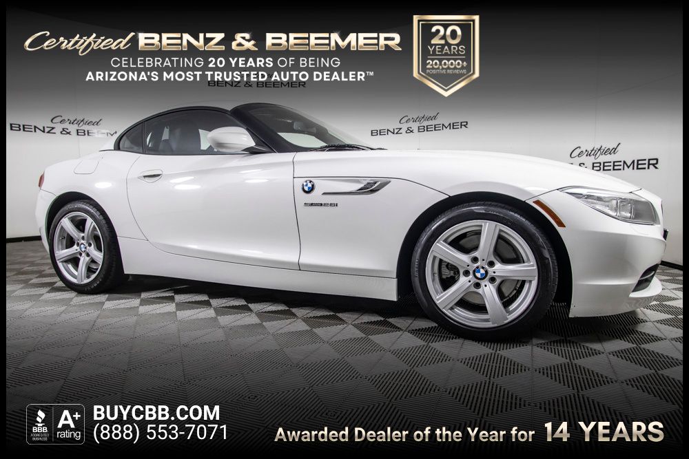 Alpine White 2016 BMW Z4 Convertible Rear-Wheel Drive Automatic