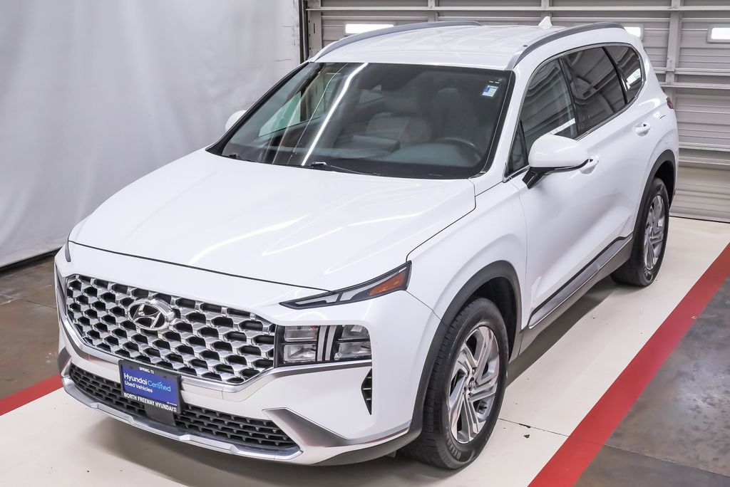 Quartz White 2021 Hyundai Santa Fe SEL FWD SUV / Crossover Front-Wheel Drive 8-Speed Automatic