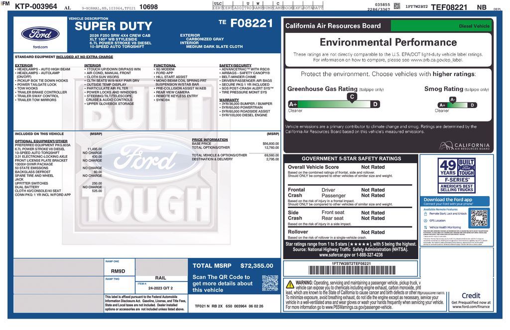 New 2026 Gray Ford XLT image 4