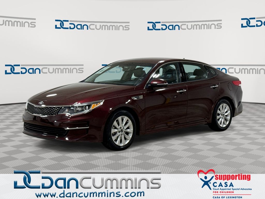 Red (Sangria) 2018 Kia Optima EX Sedan Front-Wheel Drive 6-Speed Automatic