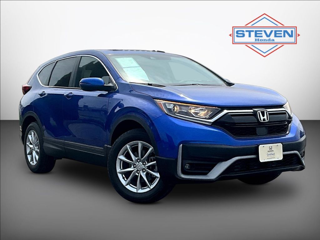 Aegean Blue Metallic 2021 Honda CR-V SUV / Crossover All-Wheel Drive Continuously Variable Transmission