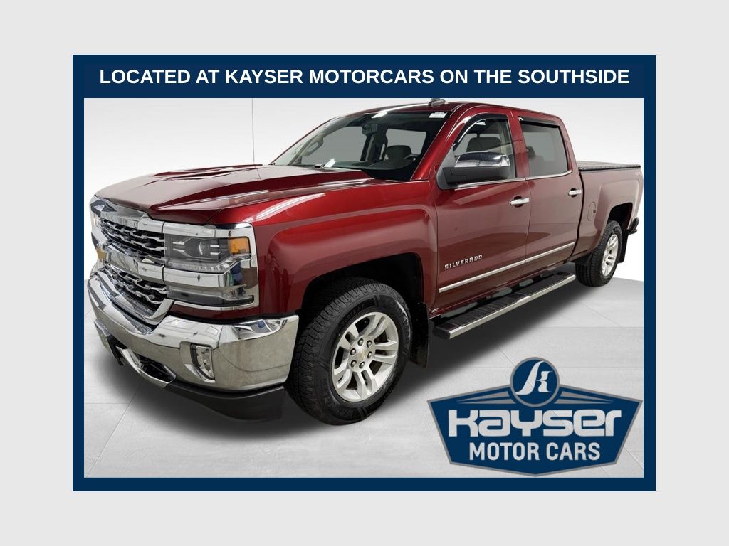 Siren Red Tintcoat 2017 Chevrolet Silverado 1500 Pickup Truck Four-Wheel Drive 6-Speed Automatic Overdrive