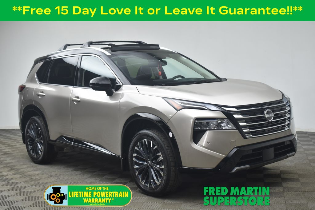 Champagne Silver Metallic 2026 Nissan Rogue Platinum AWD SUV / Crossover All-Wheel Drive Continuously Variable Transmission