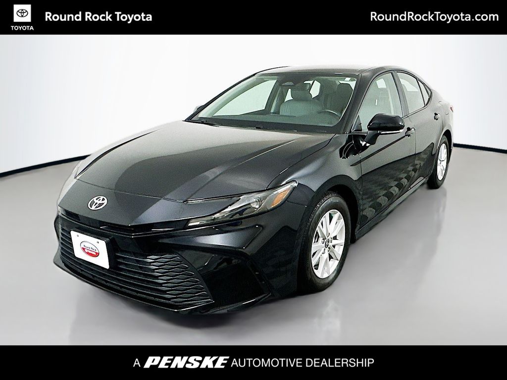 Midnight Black Metallic 2025 Toyota Camry Sedan Front-Wheel Drive Continuously Variable Transmission