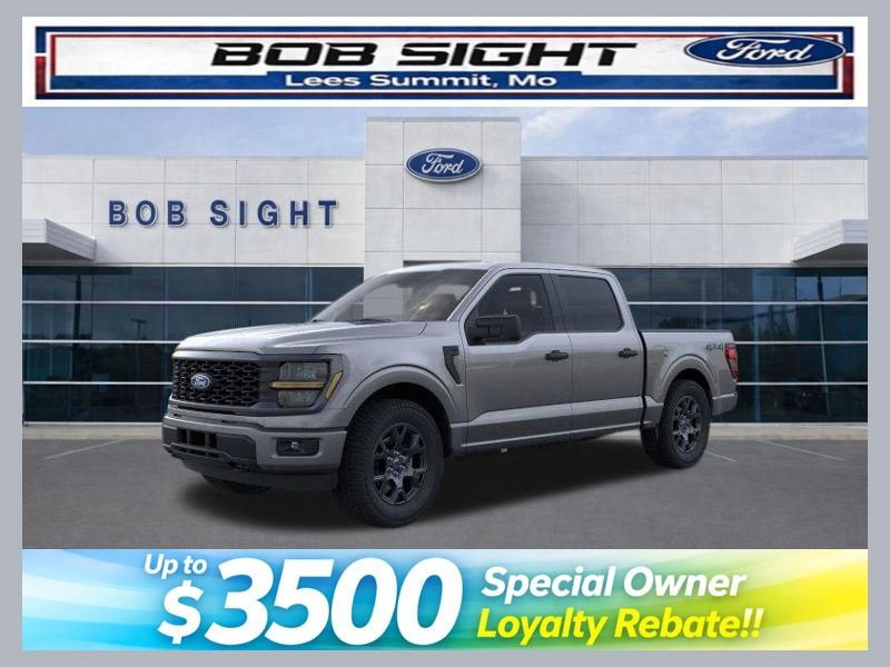 Carbonized Gray Metallic 2026 Ford F-150 STX 4dr SuperCrew 4WD Pickup Truck Four-Wheel Drive Automatic