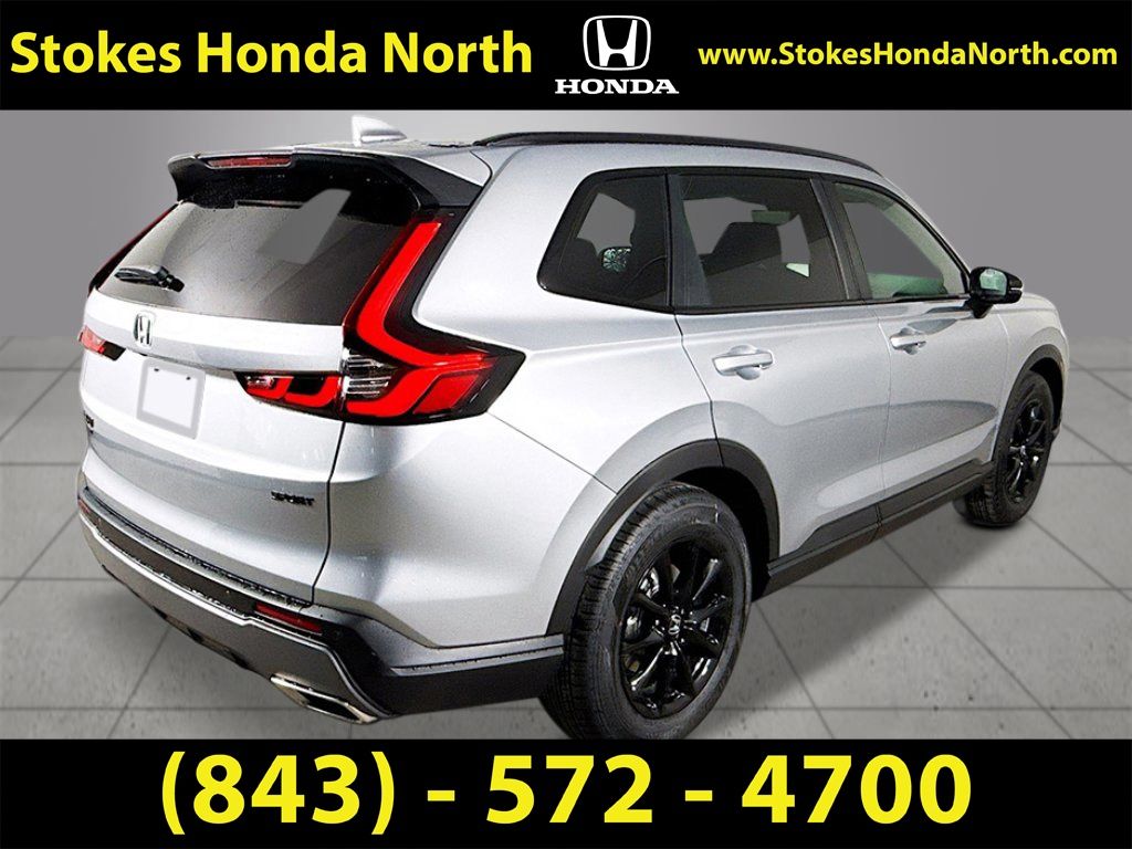 2026 Honda CR-V Hybrid Sport-L Silver at Stokes Honda North