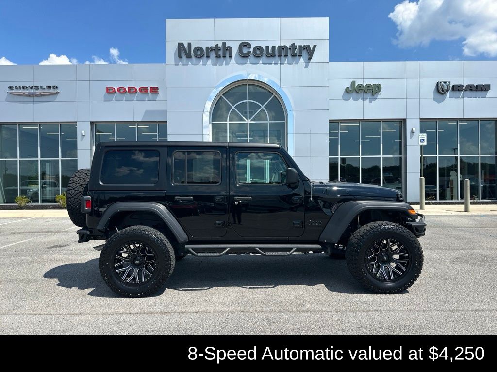 Black Clearcoat 2023 Jeep Wrangler SUV / Crossover Four-Wheel Drive 8-Speed Automatic