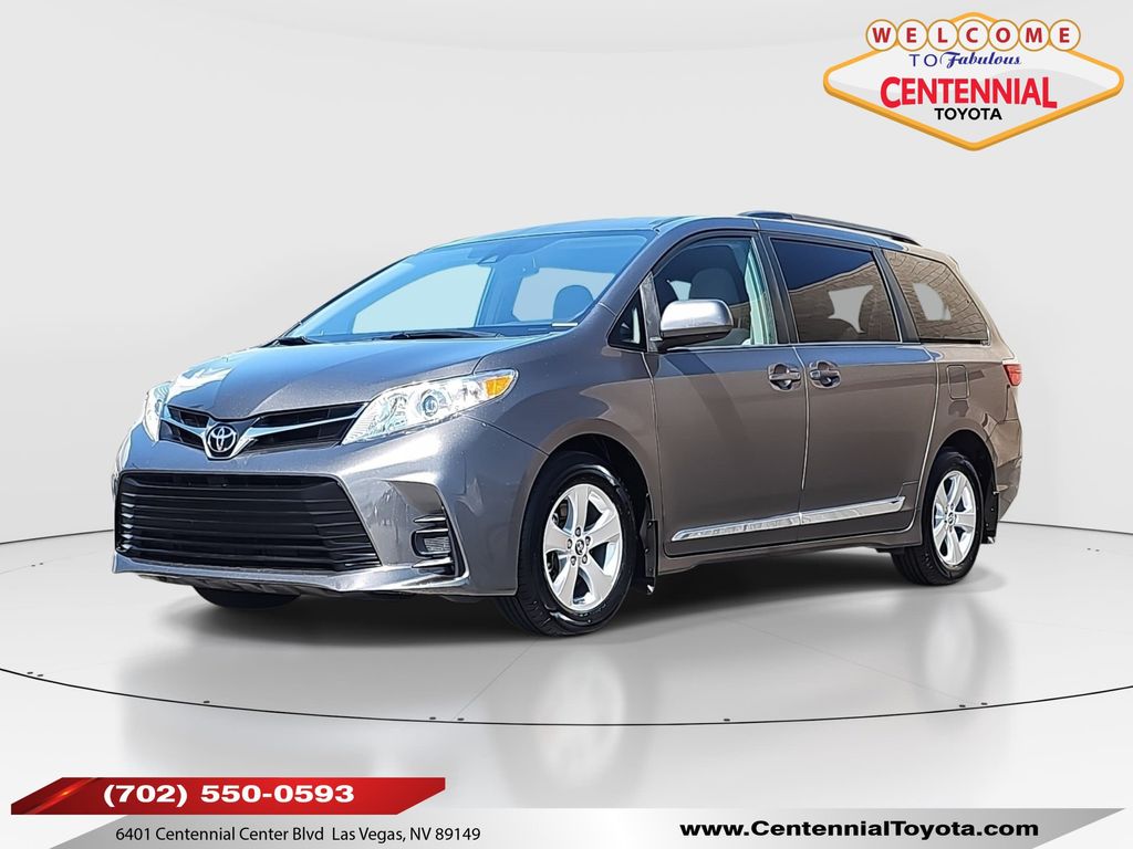 Predawn Gray Mica 2018 Toyota Sienna Minivan Front-Wheel Drive 8-Speed Automatic