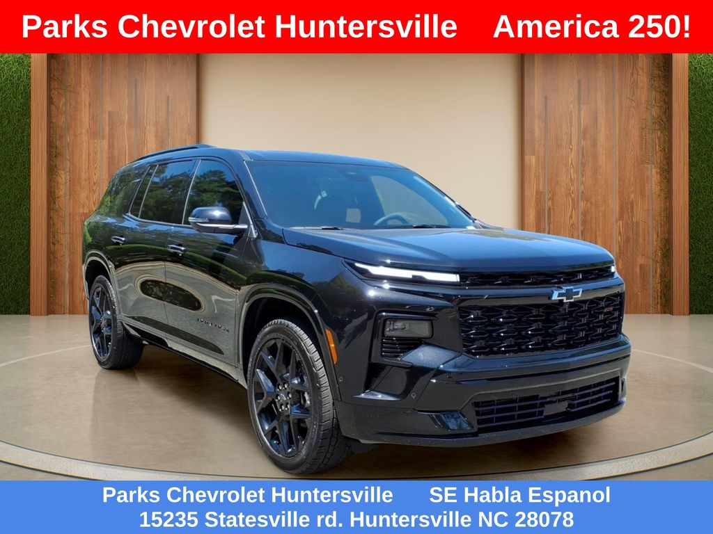 Black Metallic 2026 Chevrolet Traverse SUV / Crossover Four-Wheel Drive 8-Speed Automatic