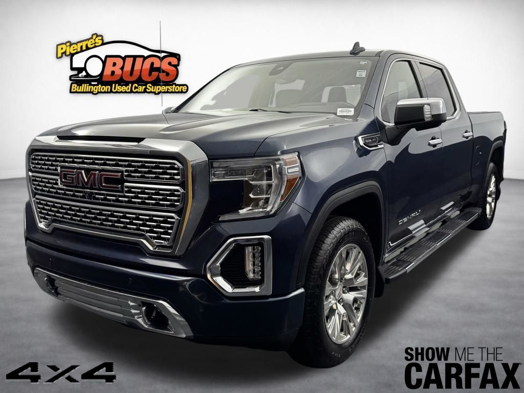 Pacific Blue Metallic 2019 GMC Sierra 1500 Denali Crew Cab 4WD Pickup Truck Four-Wheel Drive 8-Speed Automatic