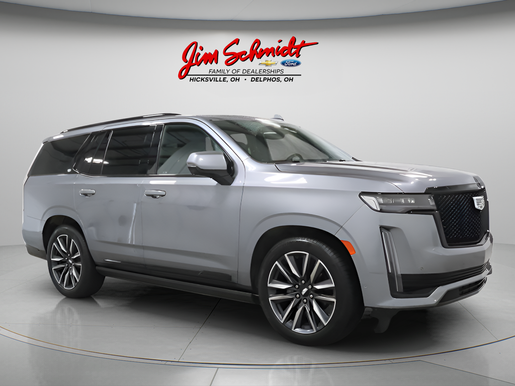 Gray (Satin Steel Metallic) 2022 Cadillac Escalade SUV / Crossover Four-Wheel Drive Automatic
