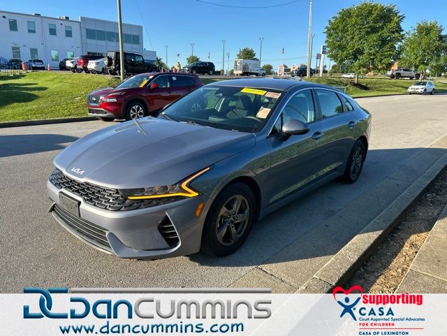 Everlasting Silver 2023 Kia K5 LXS FWD Sedan Front-Wheel Drive 8-Speed Automatic