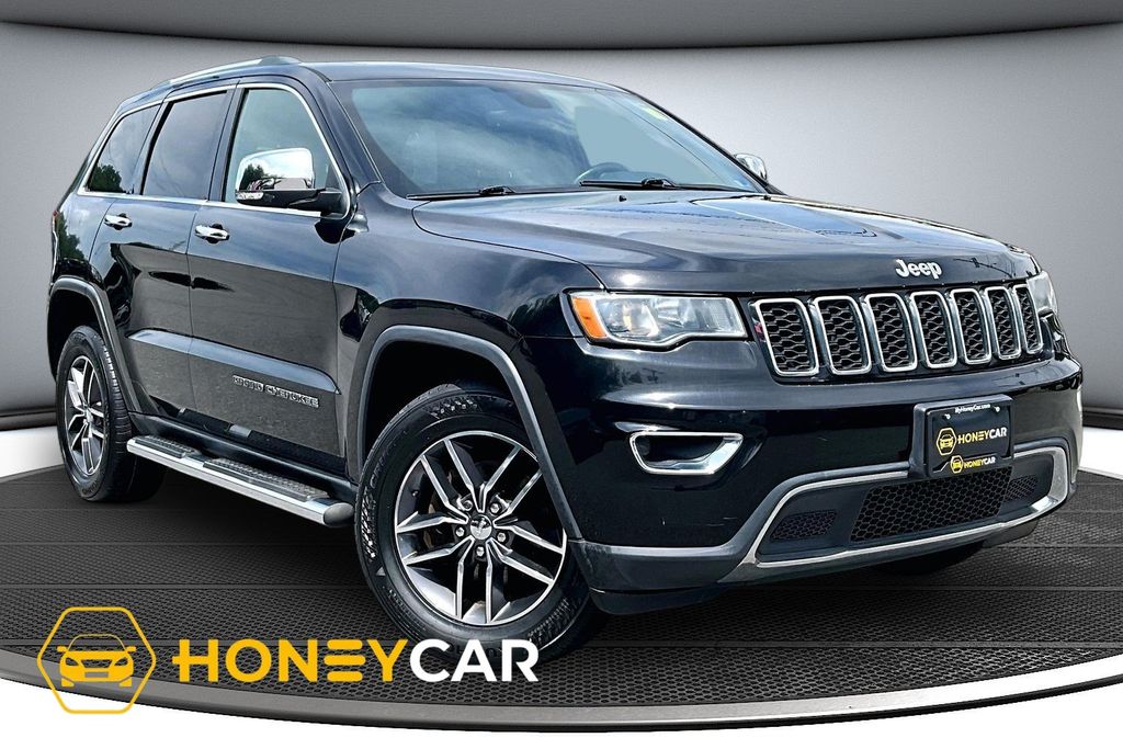 Diamond Black Crystal Pearlcoat 2018 Jeep Grand Cherokee SUV / Crossover Four-Wheel Drive 8-Speed Automatic