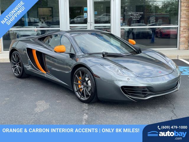 Gray 2012 McLaren MP4-12C Base Coupe Rear-Wheel Drive 7-Speed Automatic