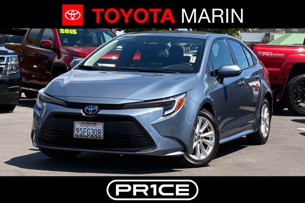 Celestite 2025 Toyota Corolla Hybrid Sedan Front-Wheel Drive Continuously Variable Transmission