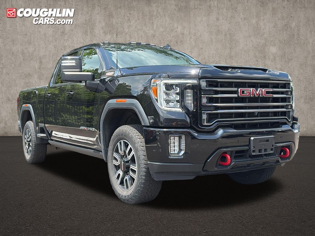 Black (Ebony Twilight Metallic) 2023 GMC Sierra 2500HD Pickup Truck Four-Wheel Drive Automatic