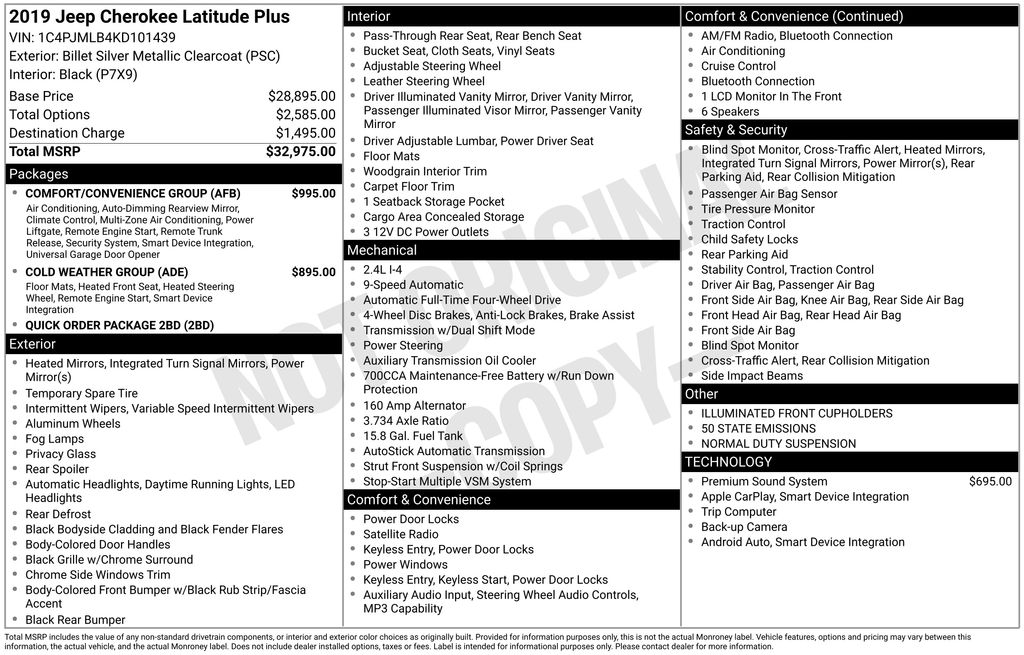 Used 2019 Silver Jeep Latitude Plus image 10