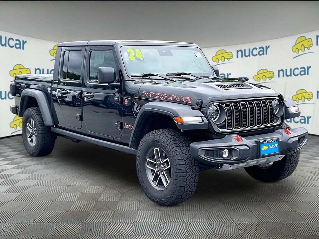Black 2024 Jeep Gladiator Pickup Truck Four-Wheel Drive 8-Speed Automatic