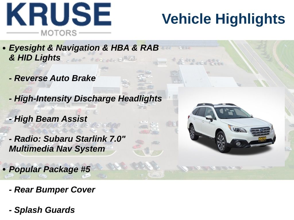 2017 Subaru Outback 2.5i Limited