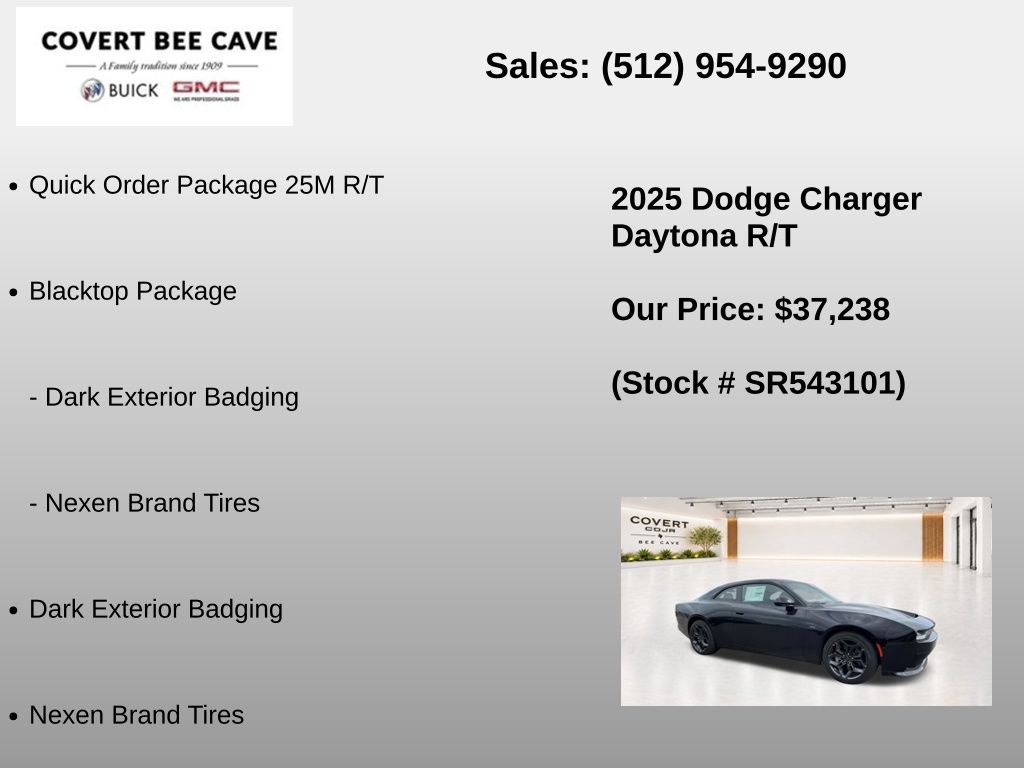 New Car 2025 Dodge Charger  R/t For Sale Under $40,000 In Austin, Texas