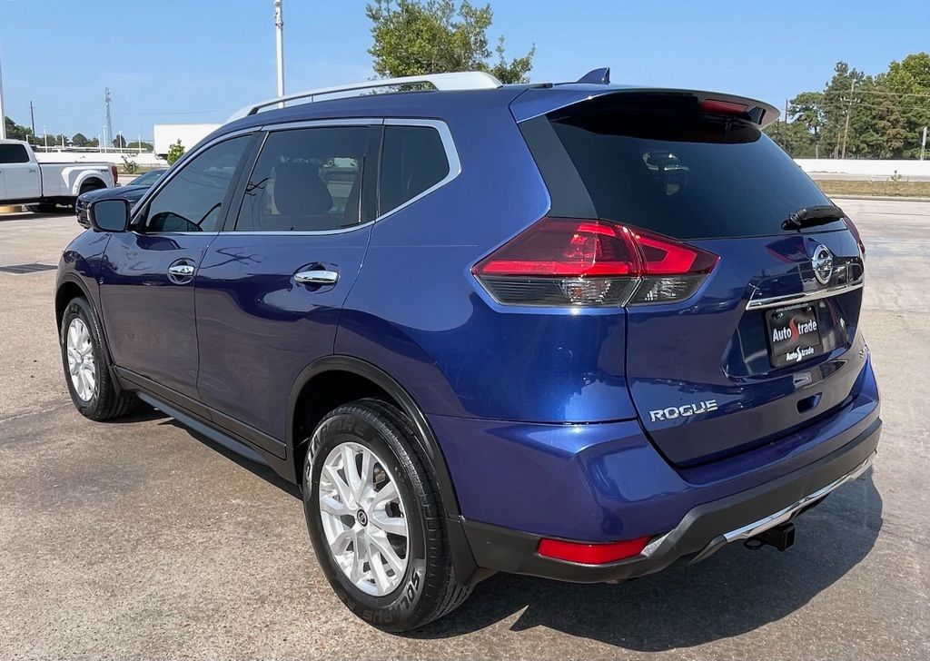 2018 Nissan Rogue SV Blue at Texan Dodge Chrysler Jeep Ram