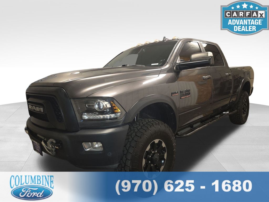 Gray (Granite Crystal Metallic Clearcoat) 2017 RAM 2500 Power Wagon Crew Cab 4WD Pickup Truck Four-Wheel Drive 6-Speed Automatic