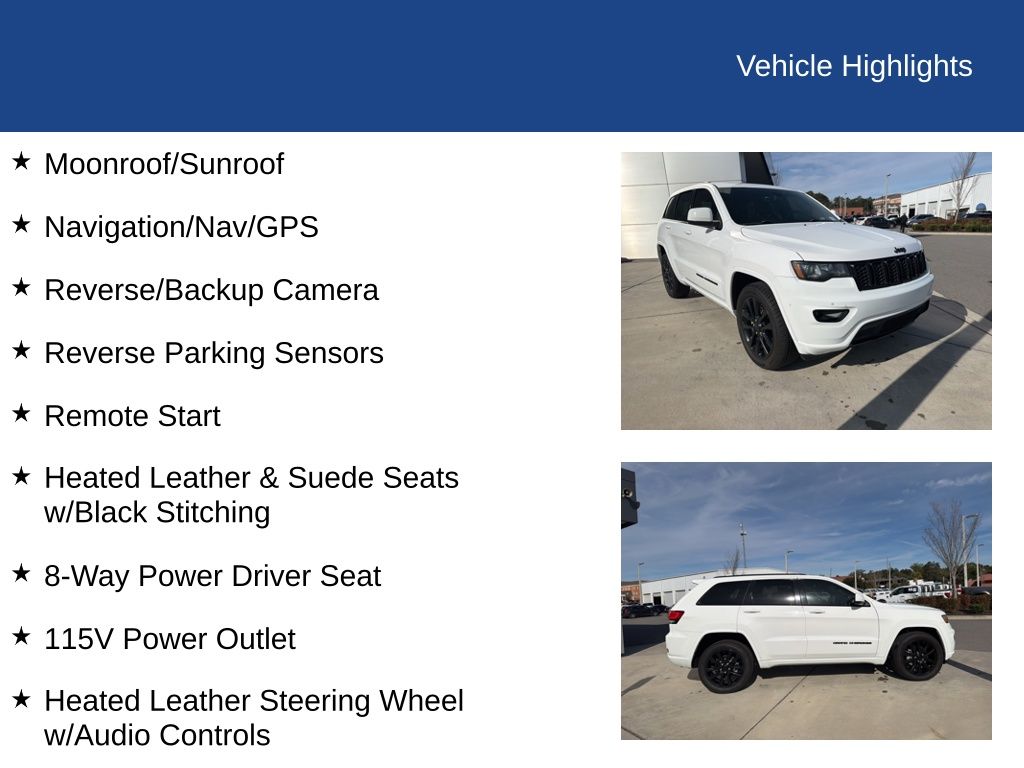 2018 Jeep Grand Cherokee Altitude 4x4