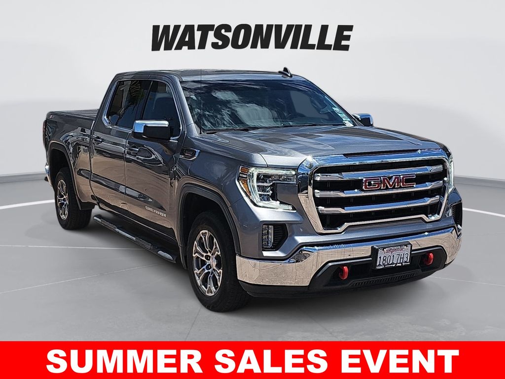 Gray (Satin Steel Metallic) 2021 GMC Sierra 1500 Pickup Truck Four-Wheel Drive Automatic