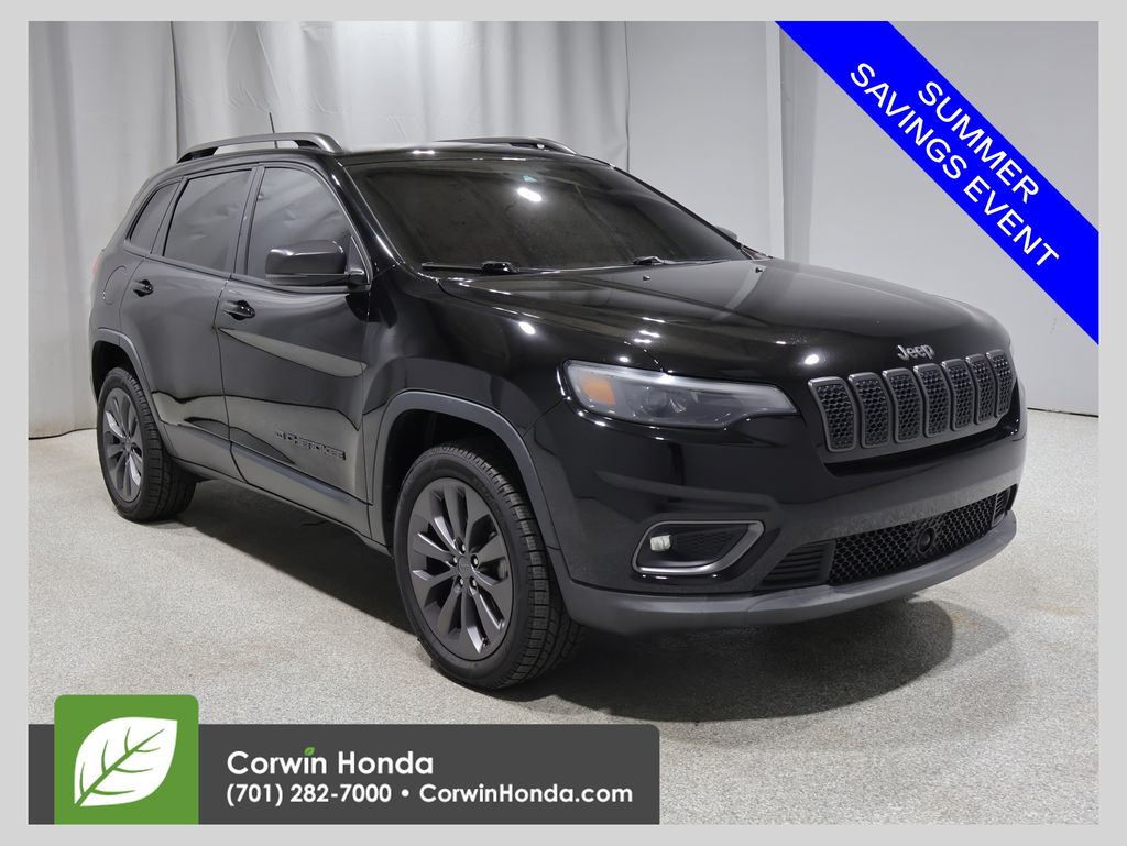 Diamond Black Crystal Pearlcoat 2021 Jeep Cherokee SUV / Crossover Four-Wheel Drive 9-Speed Automatic