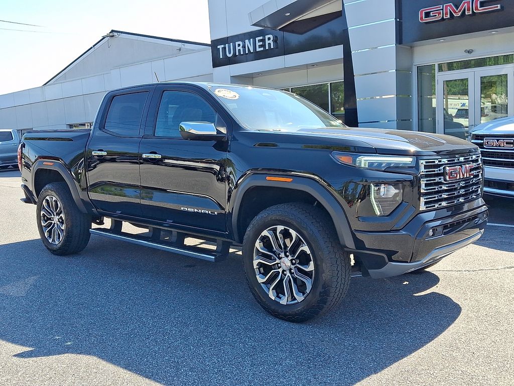 Onyx Black 2023 GMC Canyon Pickup Truck Four-Wheel Drive 8-Speed Automatic