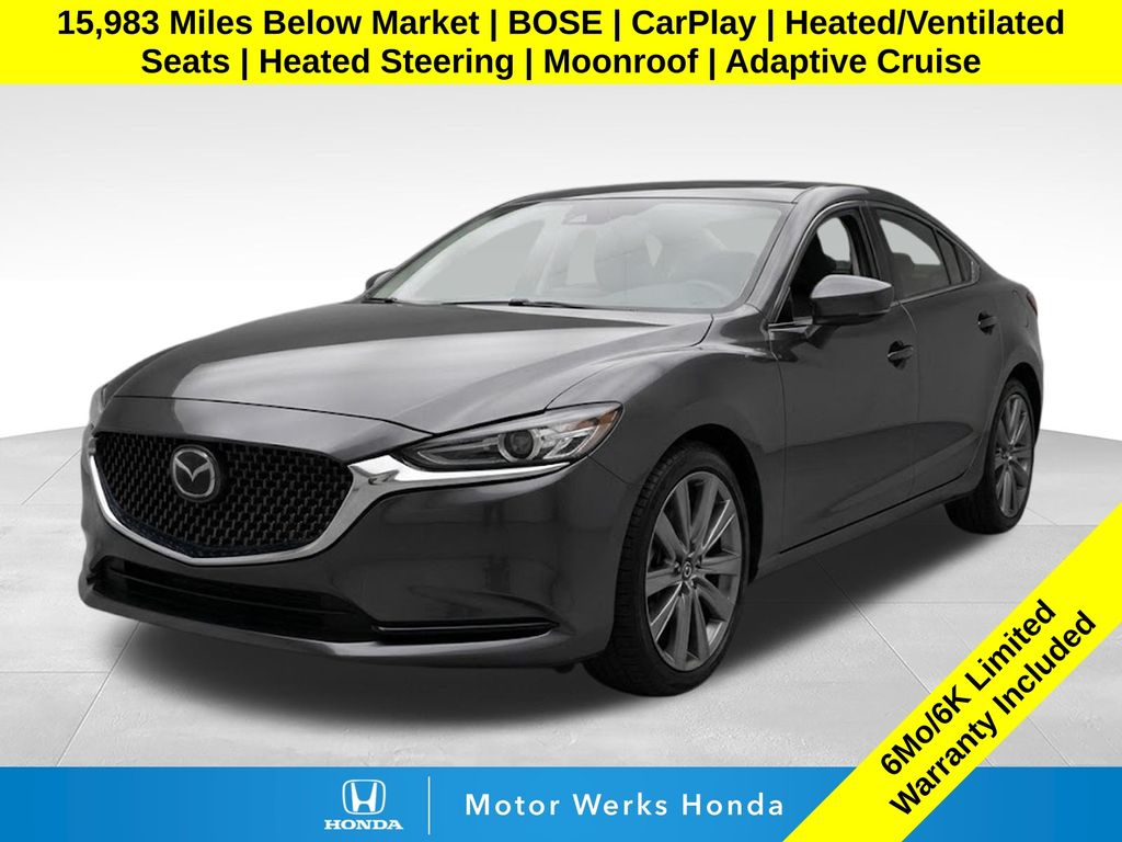 Machine Gray Metallic 2019 Mazda MAZDA6 Sedan Front-Wheel Drive 6-Speed Automatic