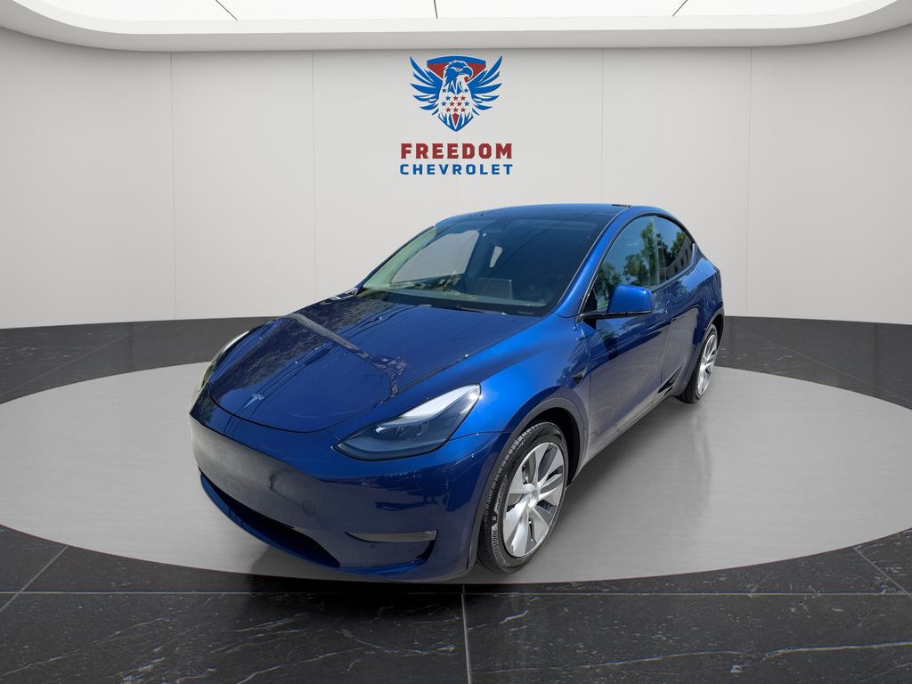 Blue 2023 Tesla Model Y Long Range AWD SUV / Crossover All-Wheel Drive 1-Speed Automatic