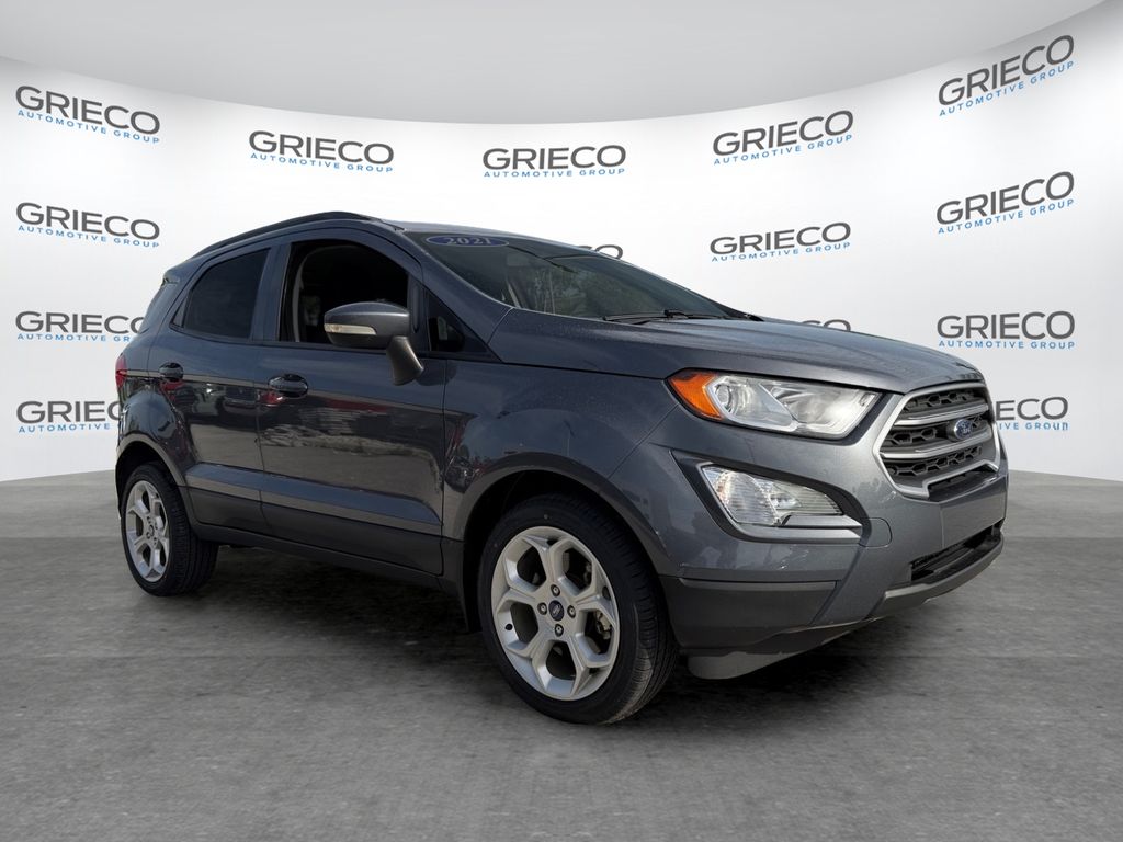 Silver (Smoke Metallic) 2021 Ford EcoSport SUV / Crossover Front-Wheel Drive 6-Speed Automatic