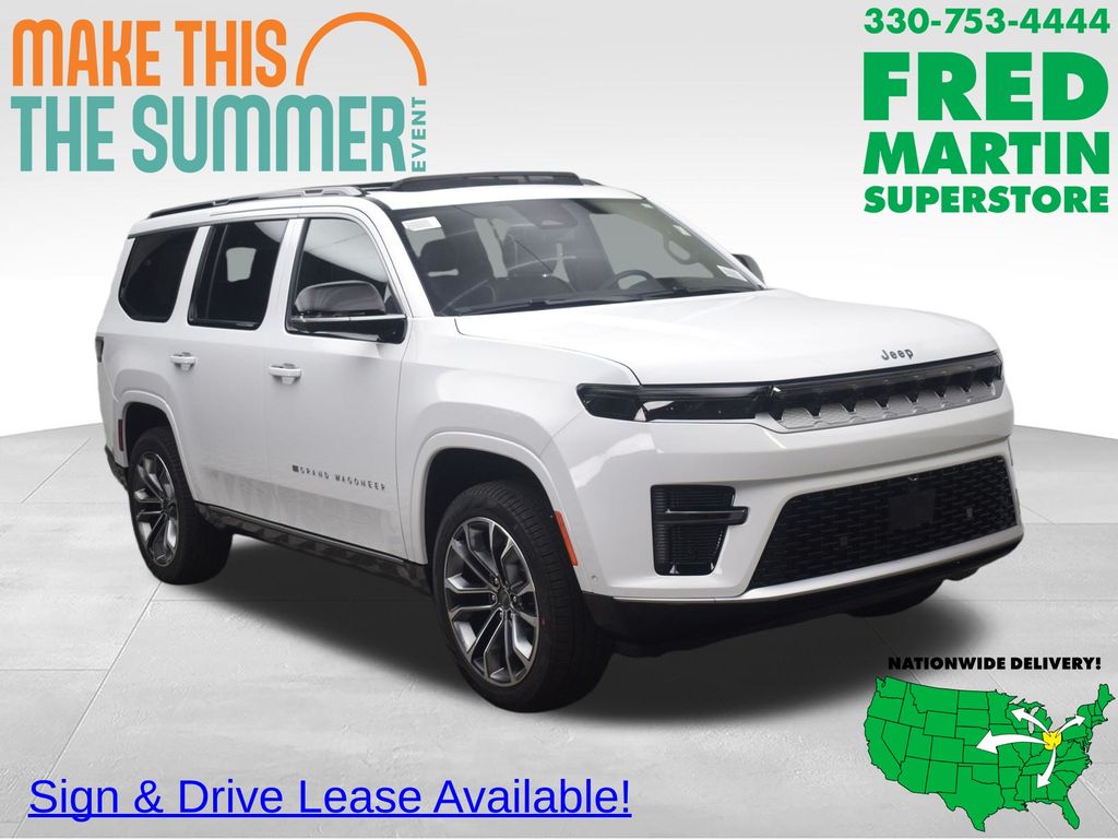 Bright White Clearcoat 2026 Jeep Grand Wagoneer SUV / Crossover Four-Wheel Drive 8-Speed Automatic