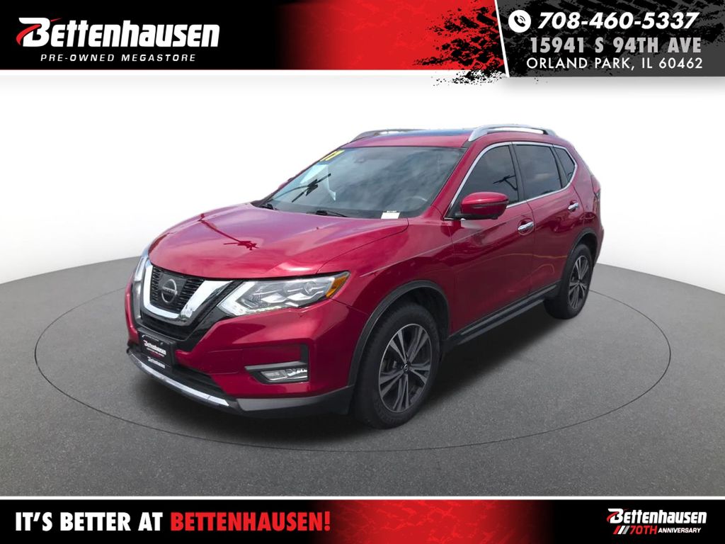 Red (Ruby) 2017 Nissan Rogue SL AWD SUV / Crossover All-Wheel Drive Continuously Variable Transmission
