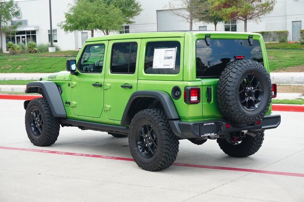 New Car 2025 Jeep Wrangler  Willys For Sale Under $50,000 In Weatherford, Texas