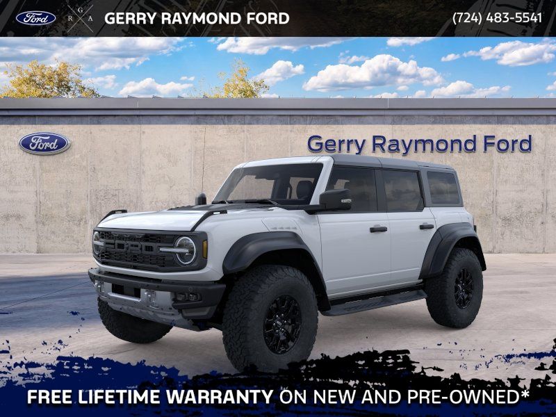 Oxford White 2025 Ford Bronco Raptor SUV / Crossover Four-Wheel Drive Automatic
