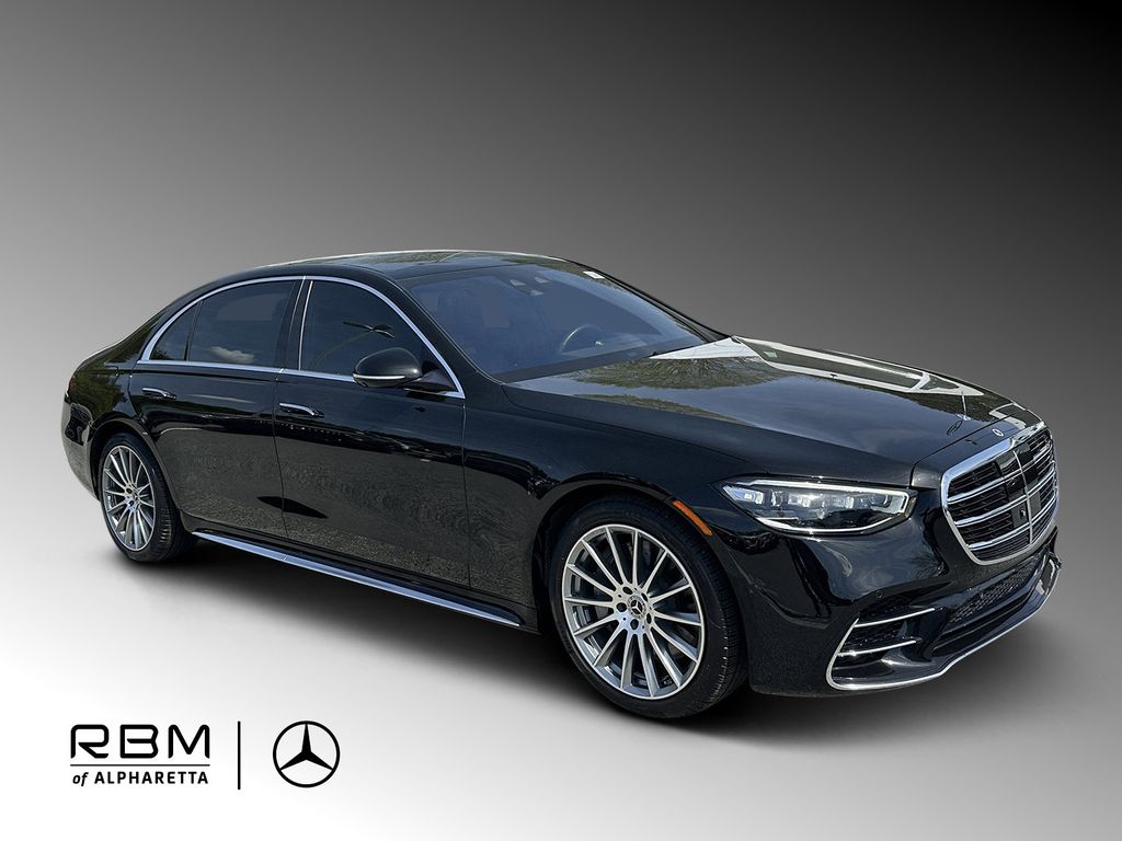 Black 2023 Mercedes-Benz S-Class S 500 4MATIC AWD Sedan All-Wheel Drive 9-Speed Automatic