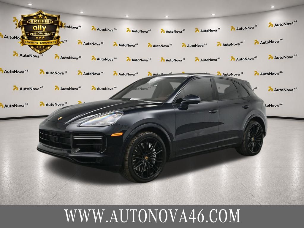 Blue 2021 Porsche Cayenne SUV / Crossover All-Wheel Drive 8-Speed Automatic