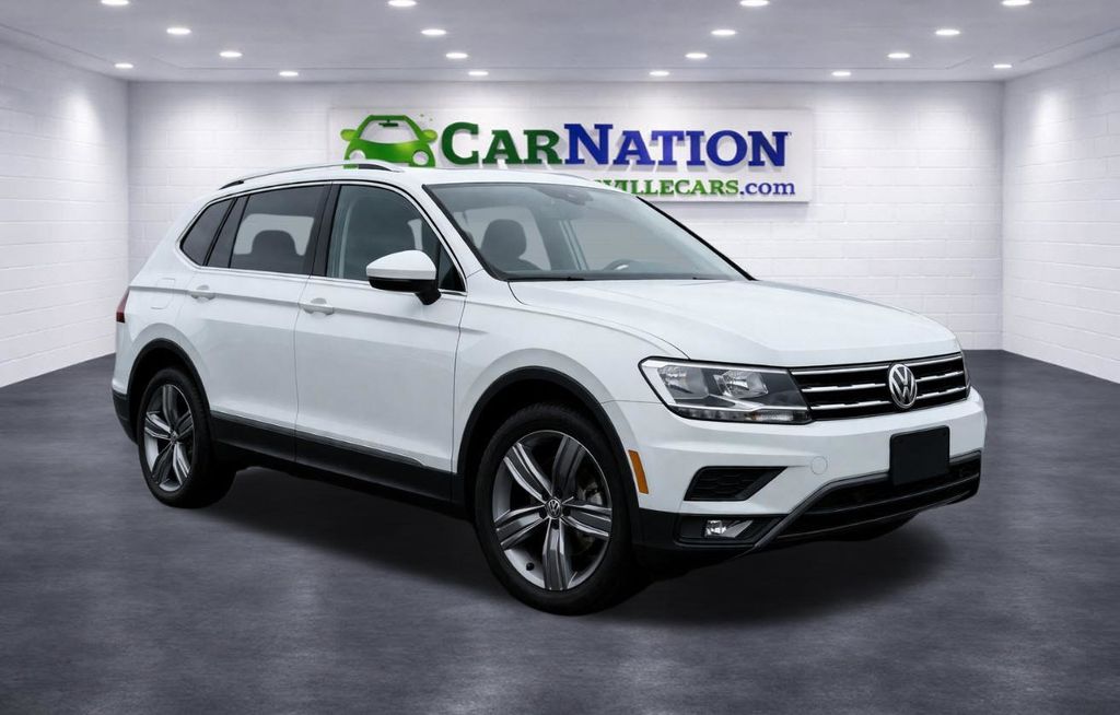 Pure White 2021 Volkswagen Tiguan SEL 4Motion SUV / Crossover All-Wheel Drive 8-Speed Automatic
