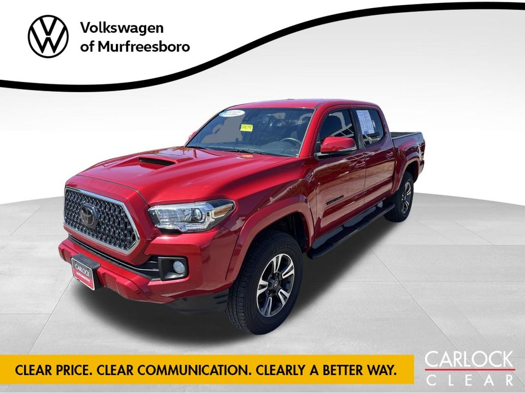 Barcelona Red Metallic 2019 Toyota Tacoma Pickup Truck Four-Wheel Drive 6-Speed Automatic