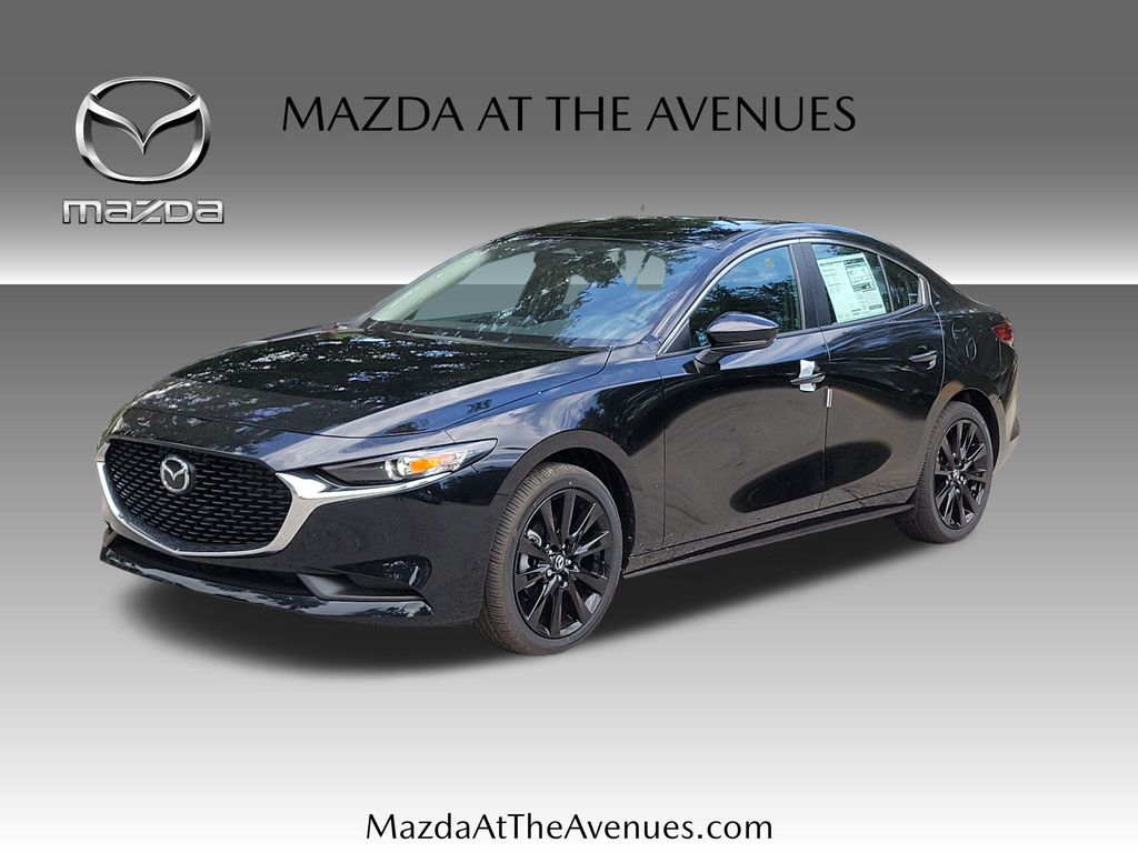 Jet Black 2026 Mazda MAZDA3 Sedan Front-Wheel Drive 6-Speed Automatic