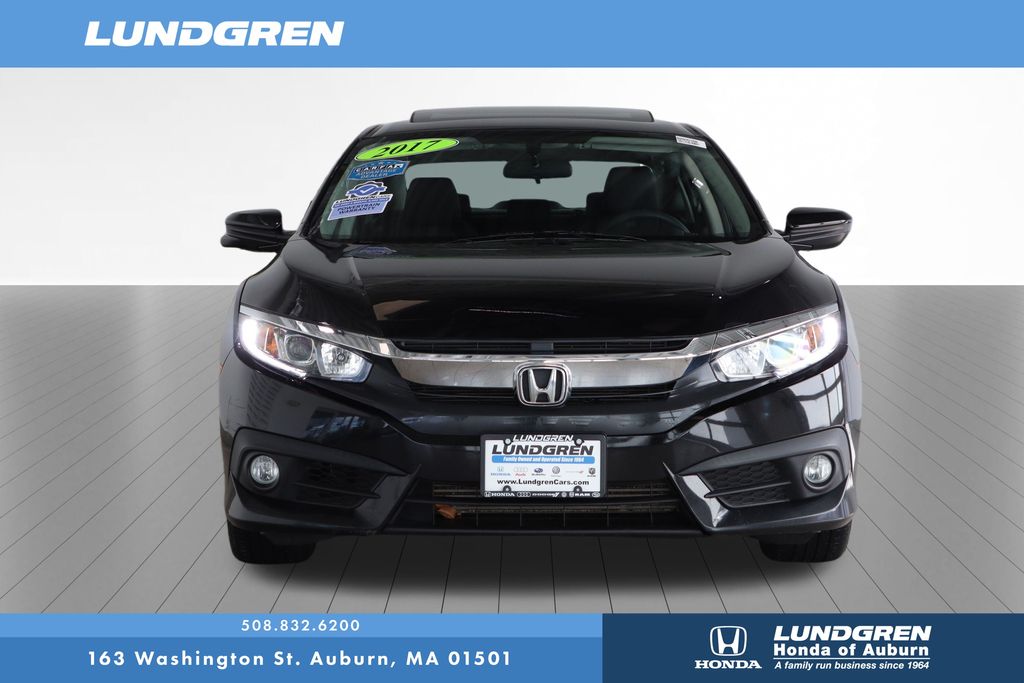 Used 2017 Honda Civic EX-T with VIN 19XFC1F37HE209098 for sale in Auburn, MA