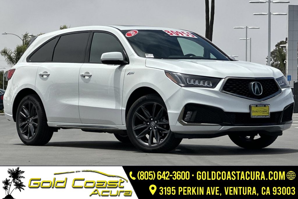 White 2020 Acura MDX SUV / Crossover All-Wheel Drive 9-Speed Automatic